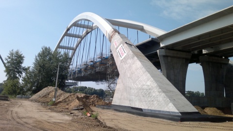 Budowa długo oczekiwanego, drugiego mostu przez Wisłę. Fot. Adriana Andrzejewka