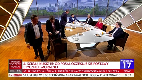 Politycy PO, PSL i N opuścili TVP Info w proteście przeciw narracji ws. posła Gawłowskiego