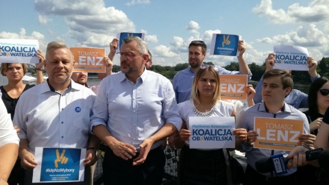 Początek kampanii posła Lenza i Koalicji Obywatelskiej w Toruniu
