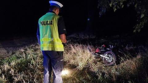 Motocyklista zginął po zderzeniu z ciągnikiem rolniczym