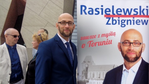 Zbigniew Rasielewski, kandydat na prezydenta Torunia, rozpoczął kampanię wyborczą