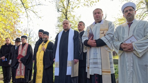 Modlitwa ekumeniczna na Cmentarzu Nieistniejących Cmentarzy w Gdańsku