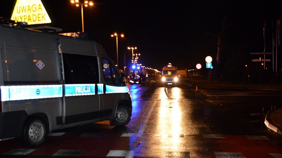 Do zdarzenia doszło w rejonie przejścia dla pieszych, sygnalizacja świetlna była wtedy wyłączona. Fot. KMP Toruń