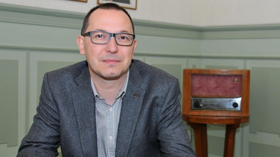 Konferencję prowadził kandydat na prezydenta miasta, poseł Paweł Skutecki. Fot. Archiwum